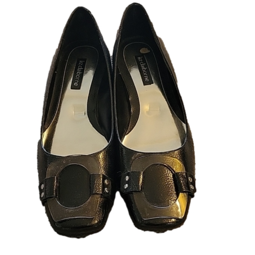 BLACK LOAFER SIZE 10 LIZCLAIBORNE